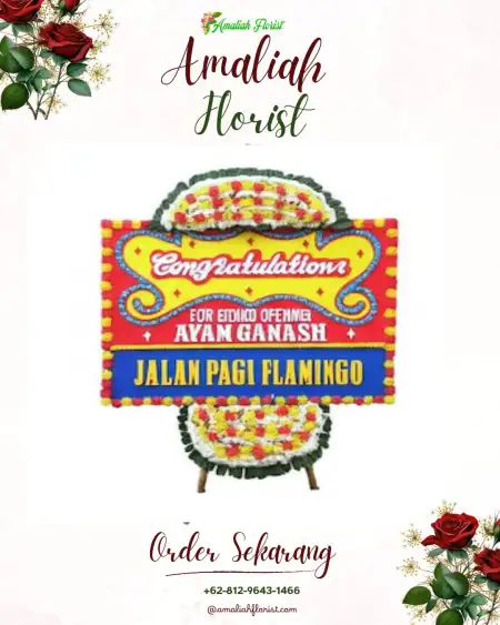 Sewa Papan Bunga Dusun Timur