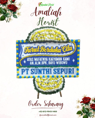 Papan Bunga Duka di Dusun Timur